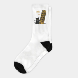 Mischievous Bad Cat Rebellious Attitude Goofy Humor Socks