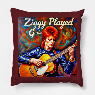 ZIGGY PLAYED GUITAR Pillow