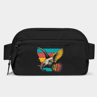 Flying Elephant Bird Hybrid - Retro Cryptid Pop Art Design Bag