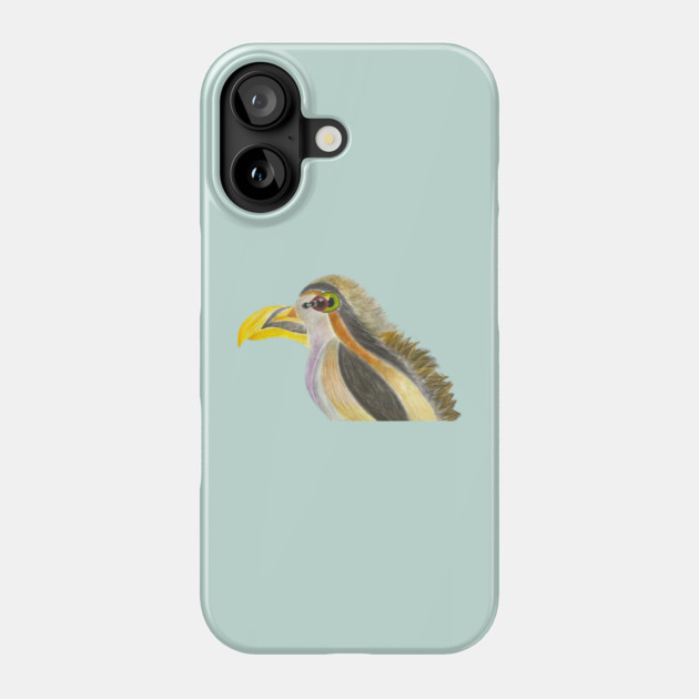 Morphological Bird Study - Hand-Drawn Pencil and Marker Art Phone Case by TuncGK