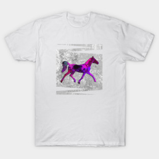 Abstract Horse Painting T-Shirt