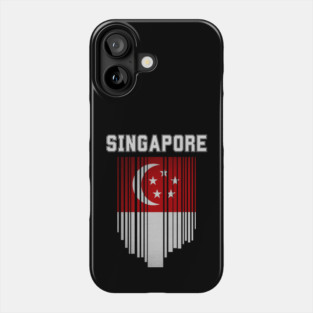 Singapore flag, singaporean flag Phone Case