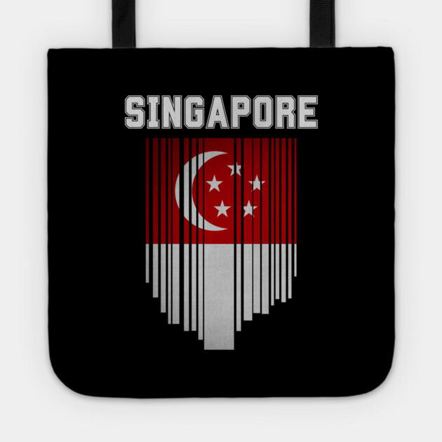 Singapore flag, singaporean flag Tote by eka123