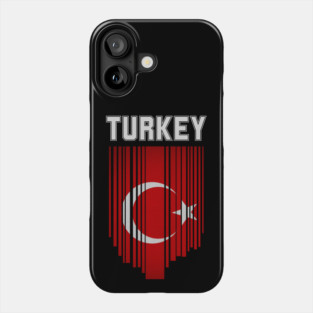 Turkey flag, turkish flag Phone Case