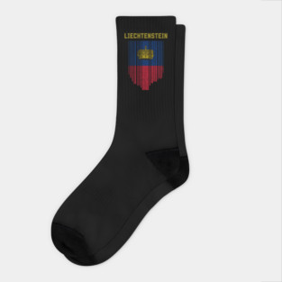 Liechtenstein flag Socks