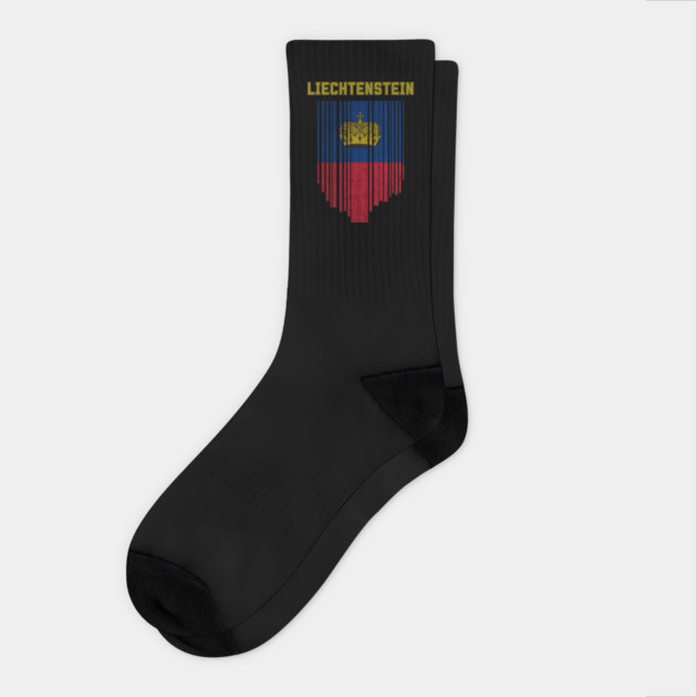 Liechtenstein flag Socks by eka123