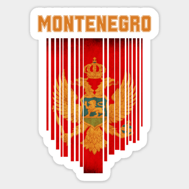 Montenegro flag Magnet by eka123