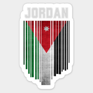 Jordan flag Magnet