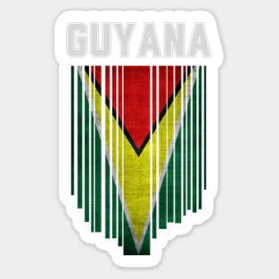 guyana flag Sticker