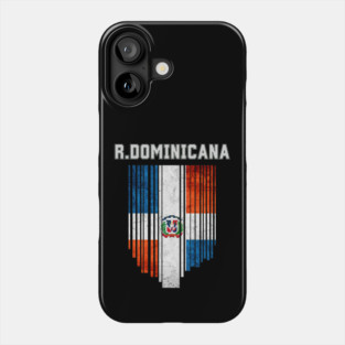 Dominican Republic flag, dominican flag Phone Case