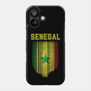 Senegal flag, senegalese flag Phone Case