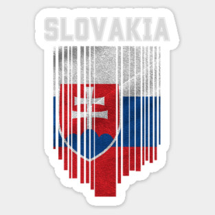 Slovakia flag, slovak flag Sticker
