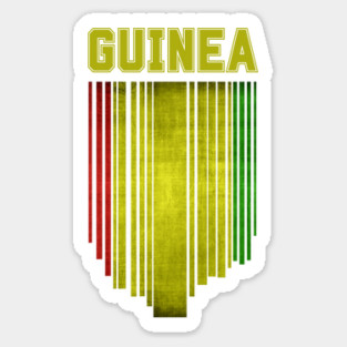 Guinea flag, Guinean flag Sticker