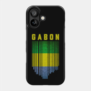 Gabon flag, gabonese flag Phone Case