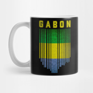 Gabon flag, gabonese flag Mug