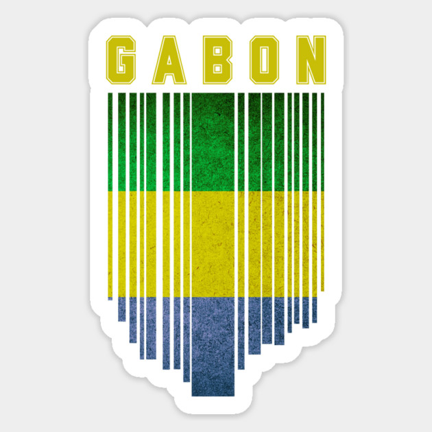 Gabon flag, gabonese flag Magnet by eka123