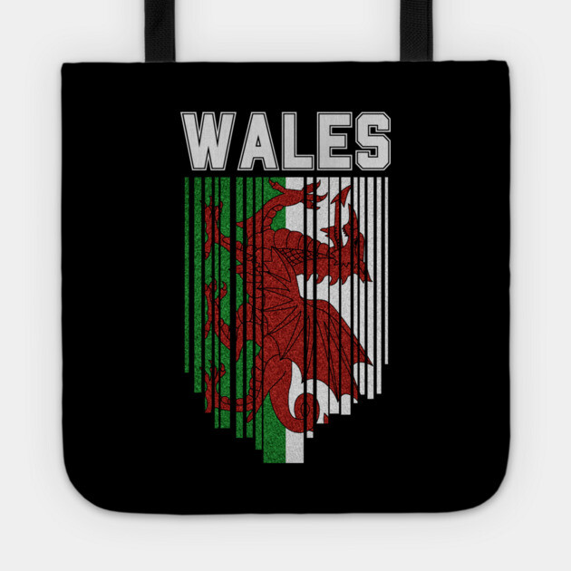 Wales flag, Welsh flag Tote by eka123