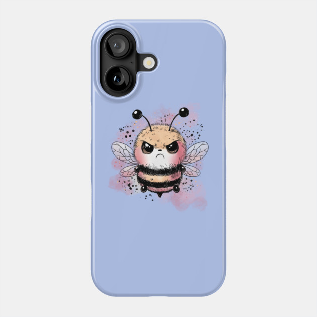 Grumpy Honeybee Phone Case by H. R. Sinclair