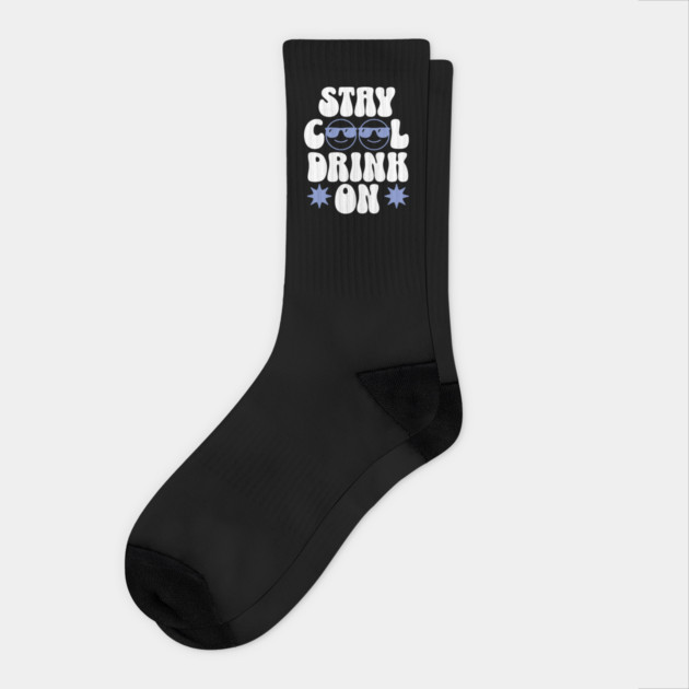 Stay Cool and Drink On this Summer Socks by TurnEffect