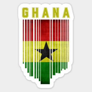Ghana flag, Ghanaian flag Sticker