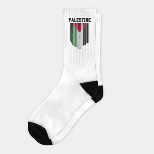 Palestine flag, palestinian flag Socks by eka123