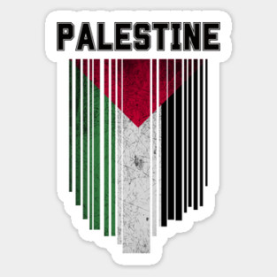 Palestine flag, palestinian flag Sticker