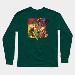 Dungeons and Dragons Cartoon Long Sleeve T-Shirt