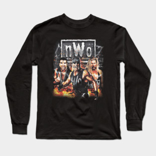 Nwo Retro Bootleg Long Sleeve T-Shirt