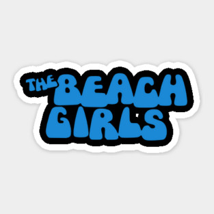 The Beach Girls 1982 Sticker