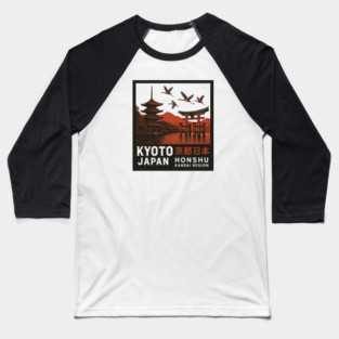 Kyoto-Japan Baseball T-Shirt