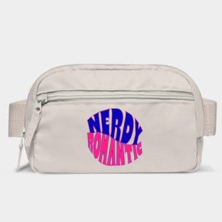 Nerdy Romantic Wave with border Bag
