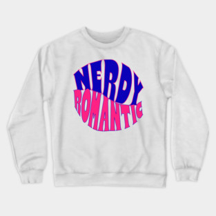 Nerdy Romantic Wave with border Crewneck Sweatshirt