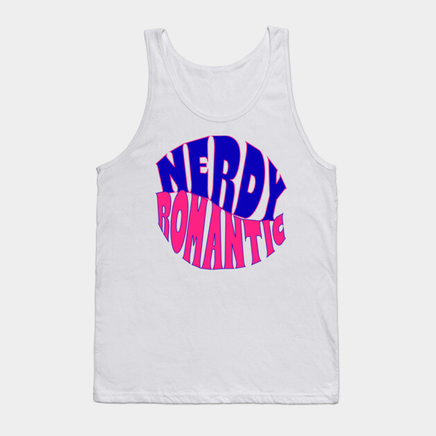 Nerdy Romantic Wave with border Tank Top by Nerdy Romantics Fan Shop*