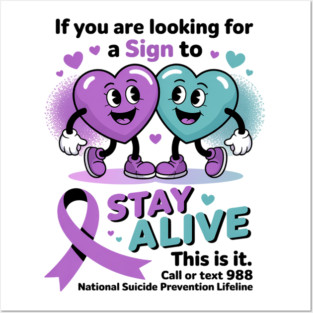 Suicide Prevention Posters and Art