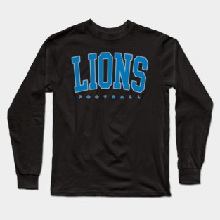 Detroit Lions Football Long Sleeve T-Shirt
