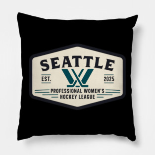 PWHL Seattle Professional Women's Ice Hockey League Fans Unite Pillow