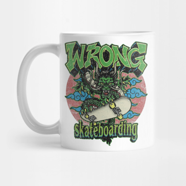 Wrong Skateboarding – Retro Dragon Skate by Wrongteeshirt