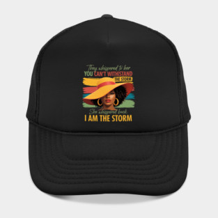 Proud Black African American Ladies Black History Month Hat