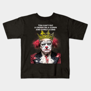 Dump Trump: The Masquerade of Power Kids T-Shirt