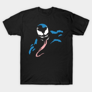 Shadowed Symbiote - Blue T-Shirt