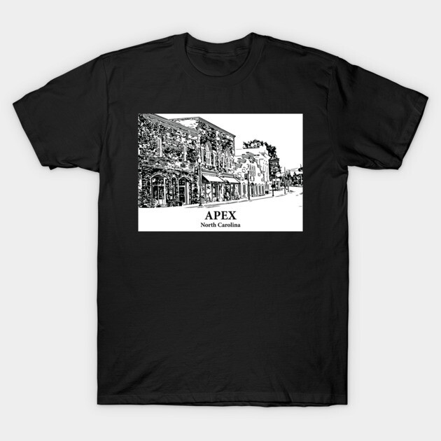 Apex - North Carolina T-Shirt by Lakeric