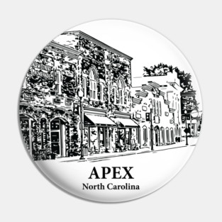 Apex - North Carolina Pin