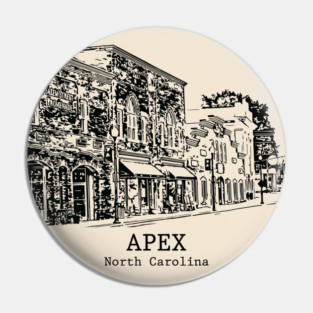 Apex - North Carolina Pin