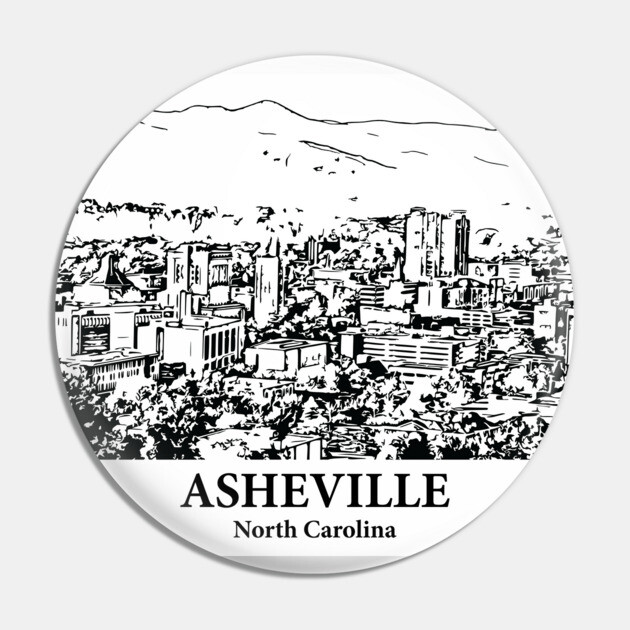 Asheville - North Carolina Pin by Lakeric