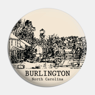 Burlington - North Carolina Pin