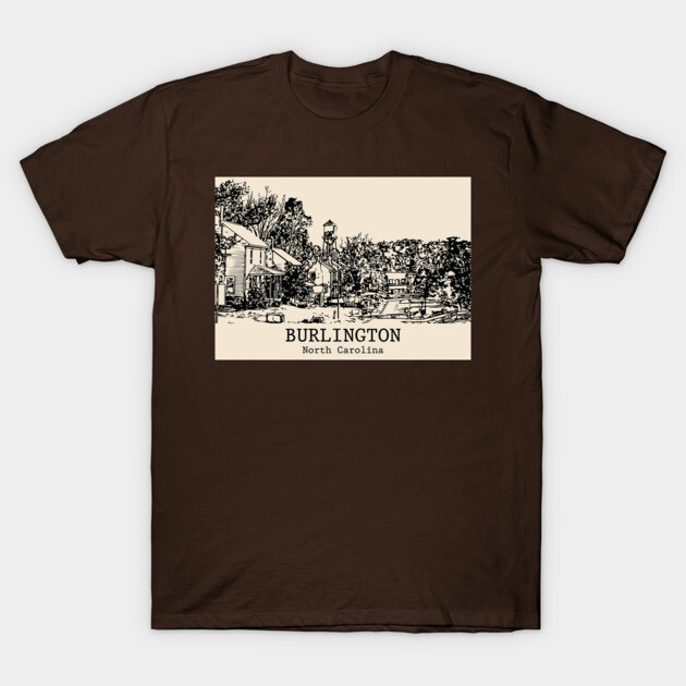 Burlington - North Carolina T-Shirt by Lakeric