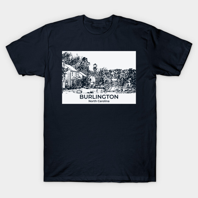 Burlington - North Carolina T-Shirt by Lakeric