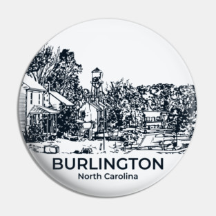 Burlington - North Carolina Pin