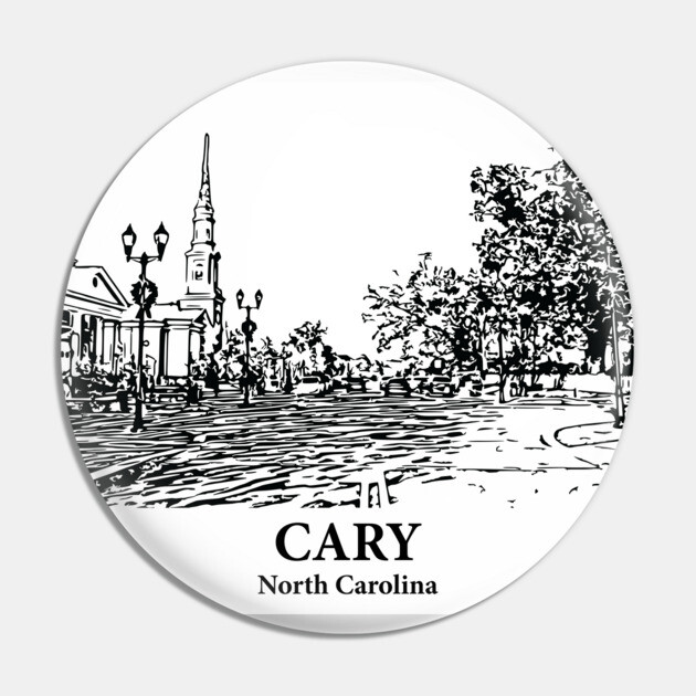 Cary North Carolina Pin by Lakeric
