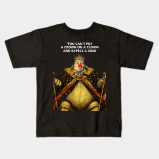 Dump Trump: The Masquerade of Power Kids T-Shirt